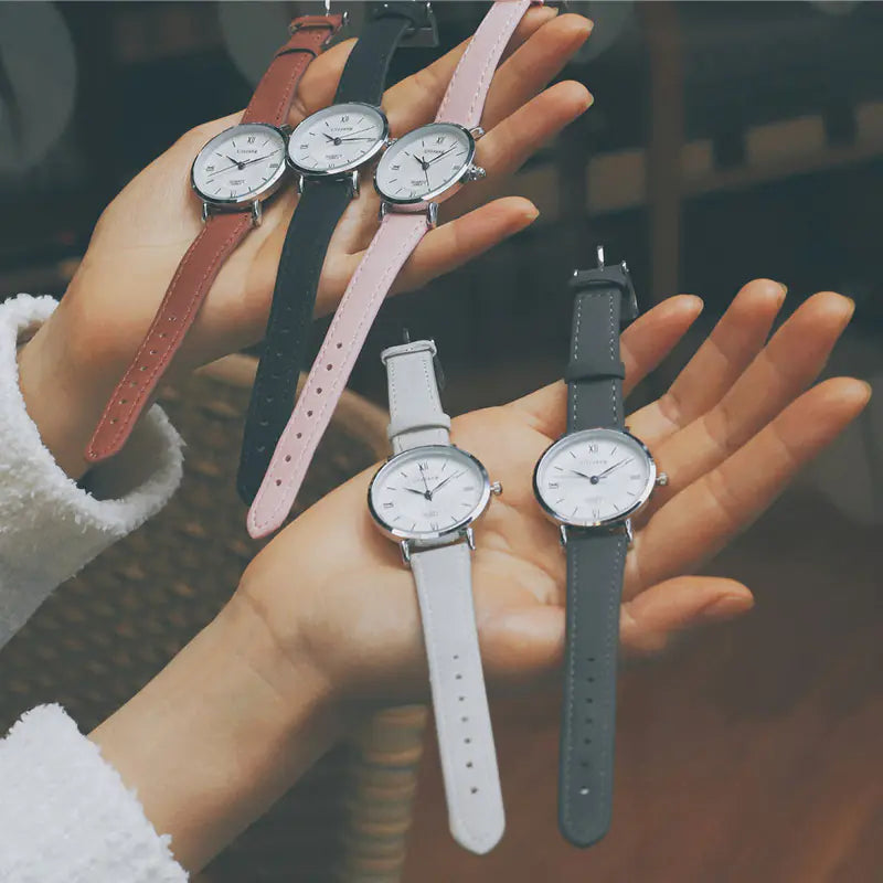 Reloj de Cuarzo Sencillo Vintage para Mujer