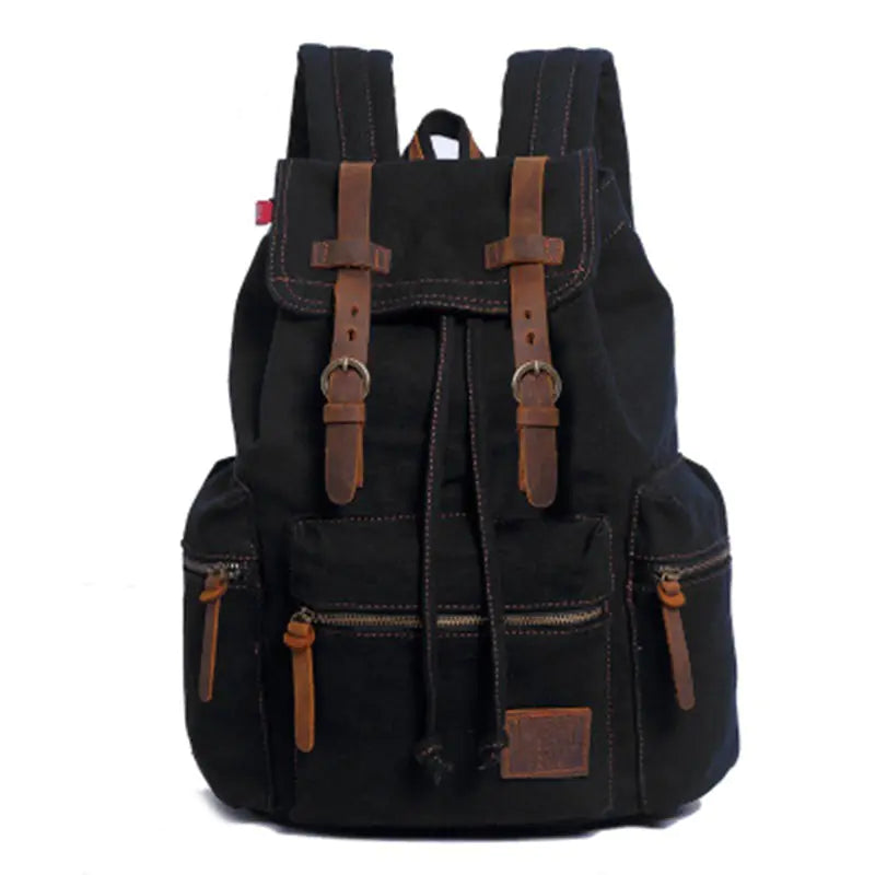Mochila de Lona Vintage para Viajes