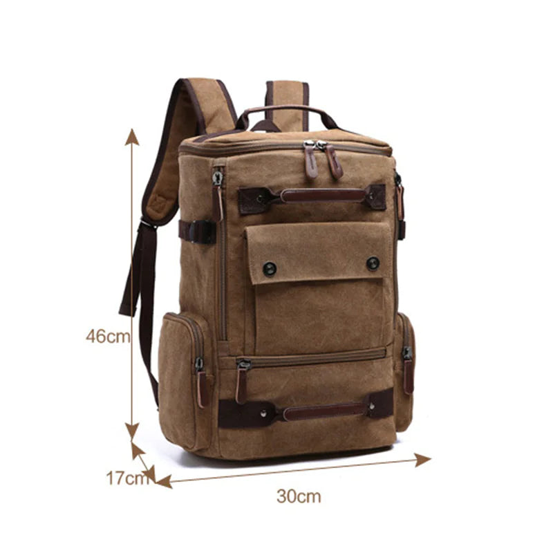 Mochila de Lona Vintage