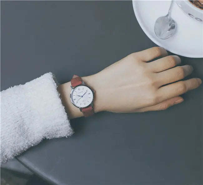 Reloj de Cuarzo Sencillo Vintage para Mujer